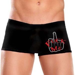 Male Power Oral Assault Low rise pouch shorts “fuck me”